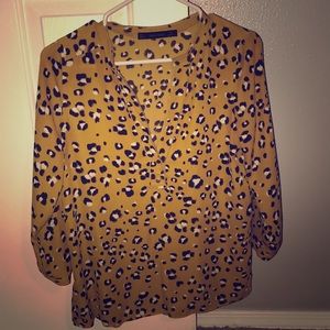 Small Zara gold with animal print